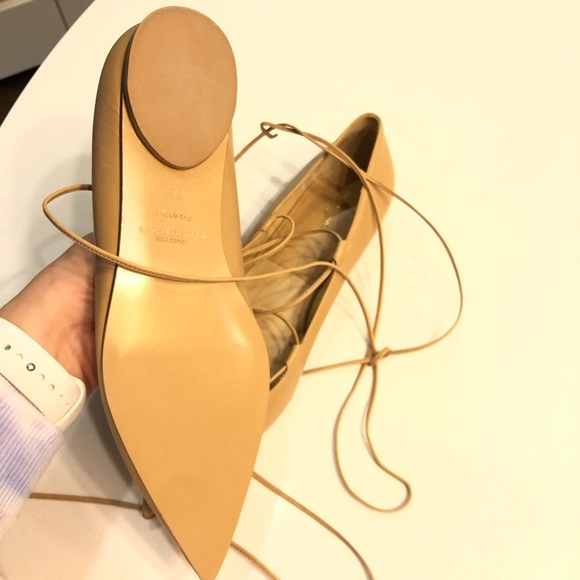 NEW Michael Kors Nude Tan Toffee KALLIE Lace Flat - Picture 11 of 11